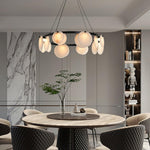 Trinidad Alabaster Chandelier – Warm Stone Glow