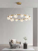 Trinidad Alabaster Chandelier – Warm Stone Glow