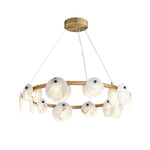 Trinidad Alabaster Chandelier – Warm Stone Glow
