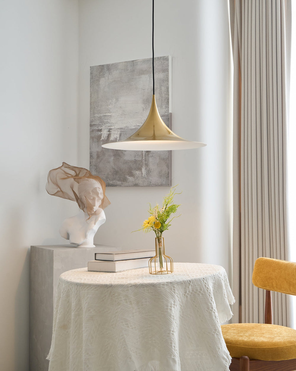 Semi Swag Pendant Light