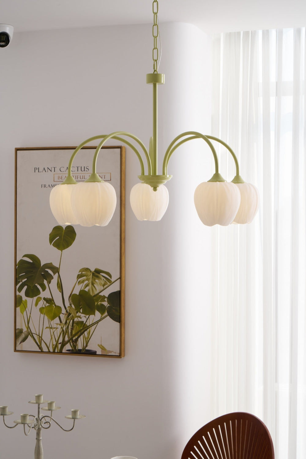 Tulip Matcha Chandelier