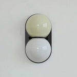 Two Globe Glass Wall Sconce