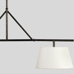 Two Light Linear Island Pendant Lamp
