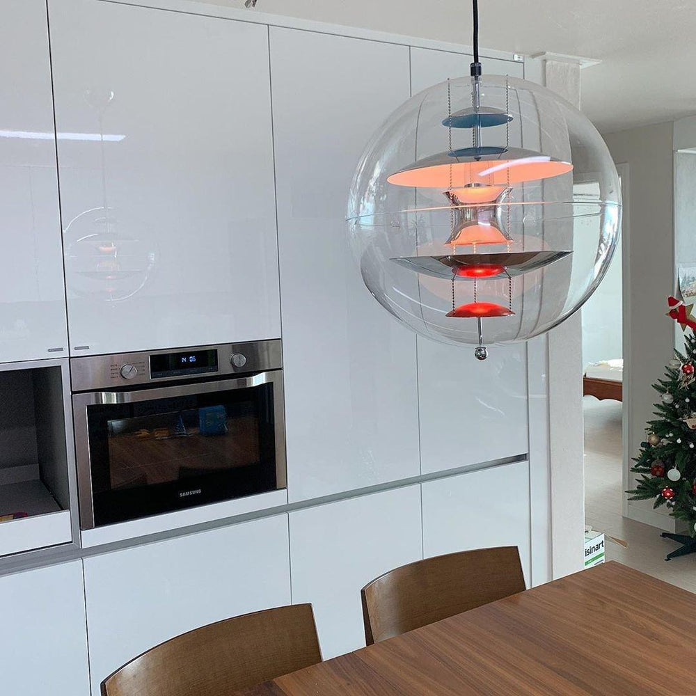 Round Sphere Pendant Lamp – Globe Glass Ceiling Light