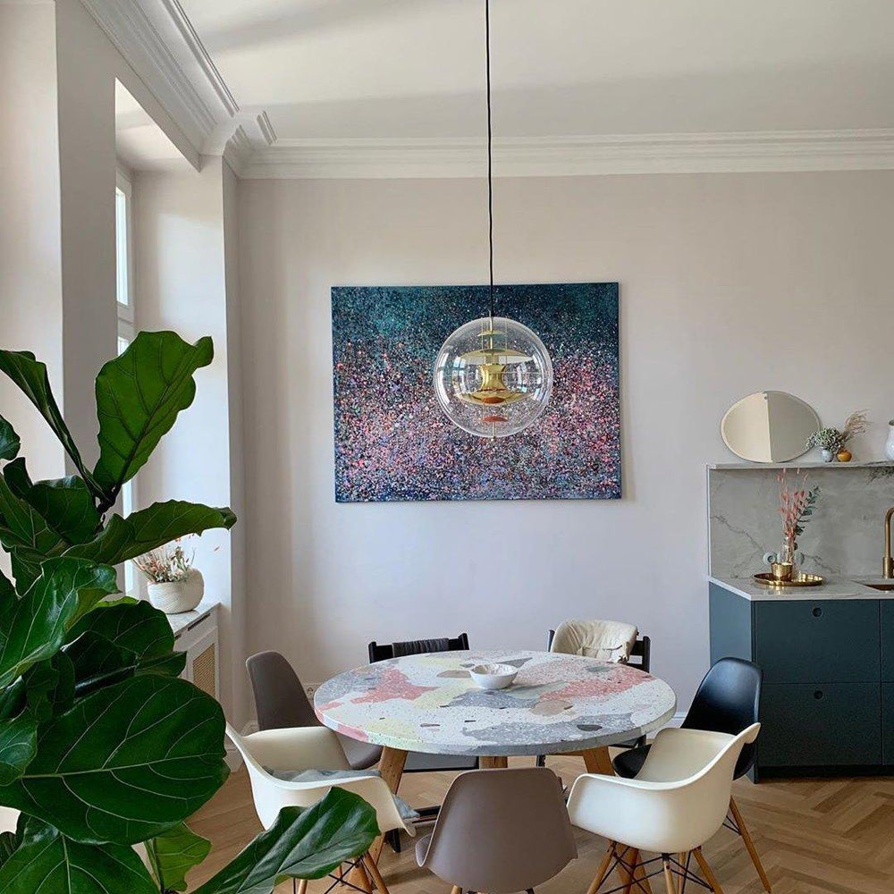 Round Sphere Pendant Lamp – Globe Glass Ceiling Light