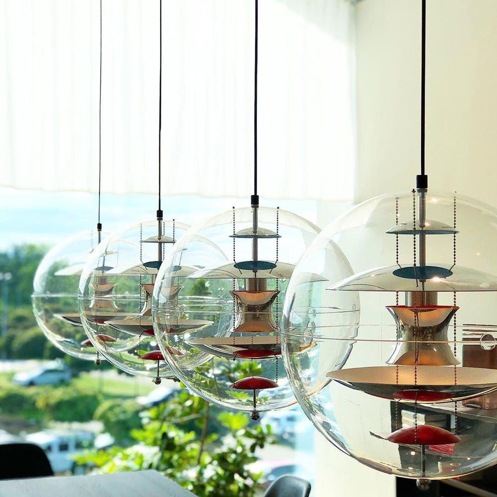 Round Sphere Pendant Lamp – Globe Glass Ceiling Light