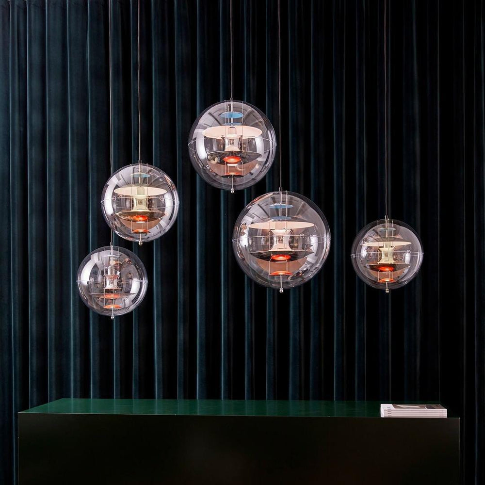 Round Sphere Pendant Lamp – Globe Glass Ceiling Light