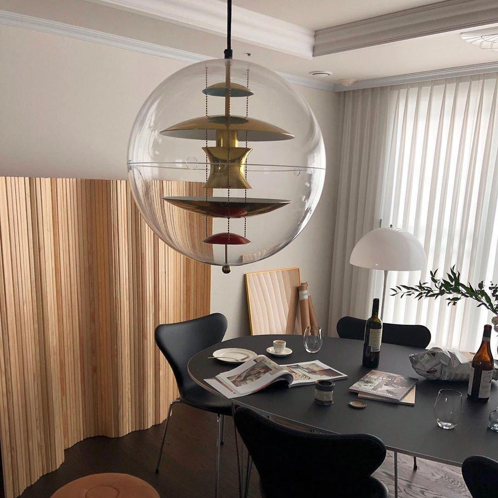 Round Sphere Pendant Lamp – Globe Glass Ceiling Light