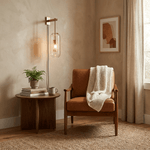 Vadim Glass Plug-in Wall Lamp