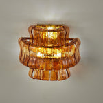 Valena Ripple Glass Wall Sconce