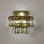 Valena Ripple Glass Wall Sconce