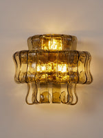 Valena Ripple Glass Wall Sconce