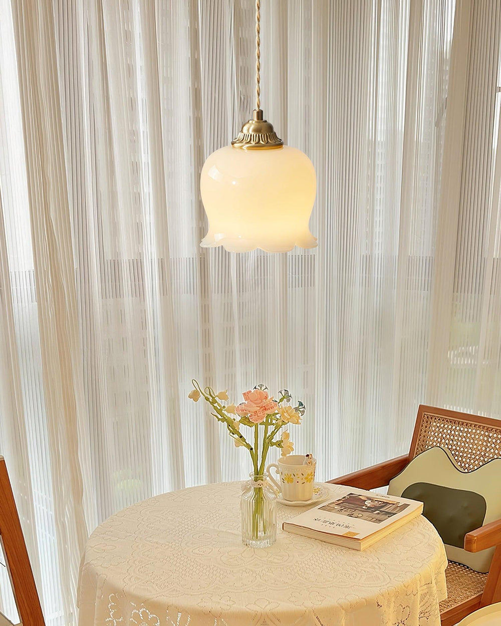 Valley flower Pendant Swag Lamp