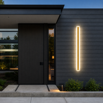 VantaLine Linear Outdoor Wall Light – Architectural Wall Sconce gold