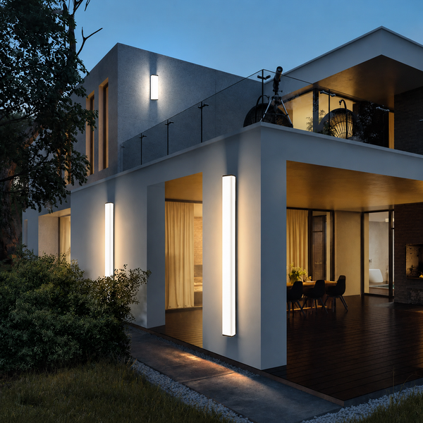 Velaris Long Linear Outdoor Wall Light