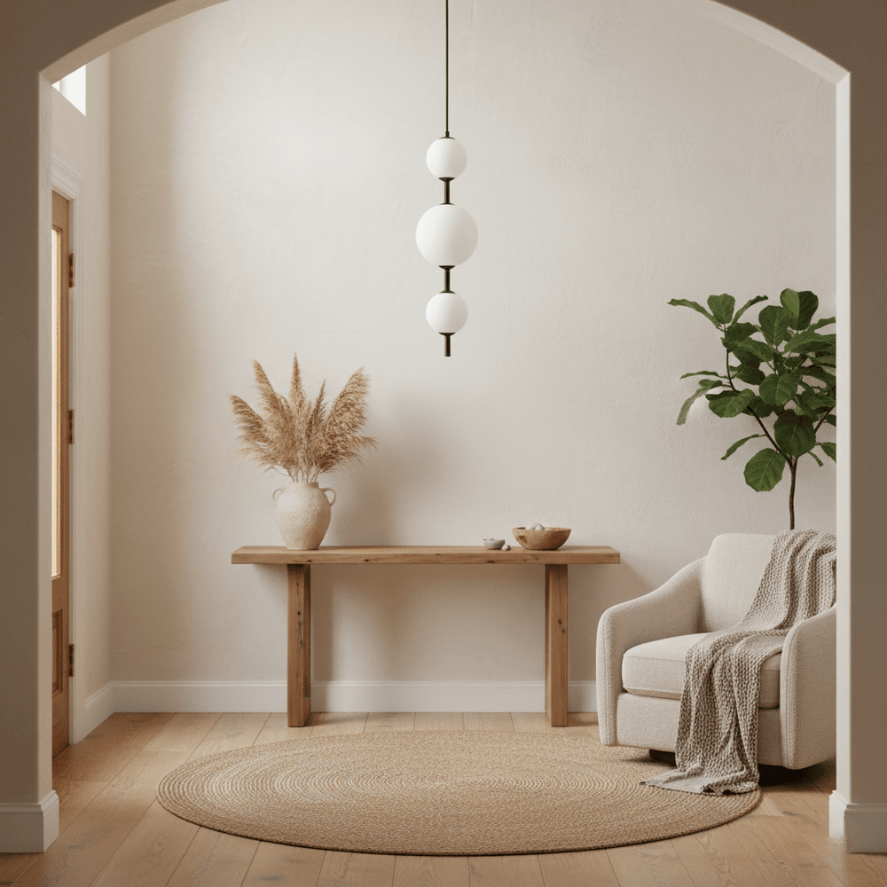 Vertical Globe Pendant Lamp