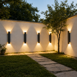 Vertical LED Outdoor Wall Light – Linear Exterior Sconce