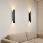 Vertical LED Outdoor Wall Light – Linear Exterior Sconce