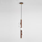 Vertical Orb Timber Pendant Lamp