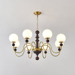 Vintage Curved Sphere Chandelier