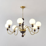 Vintage Curved Sphere Chandelier