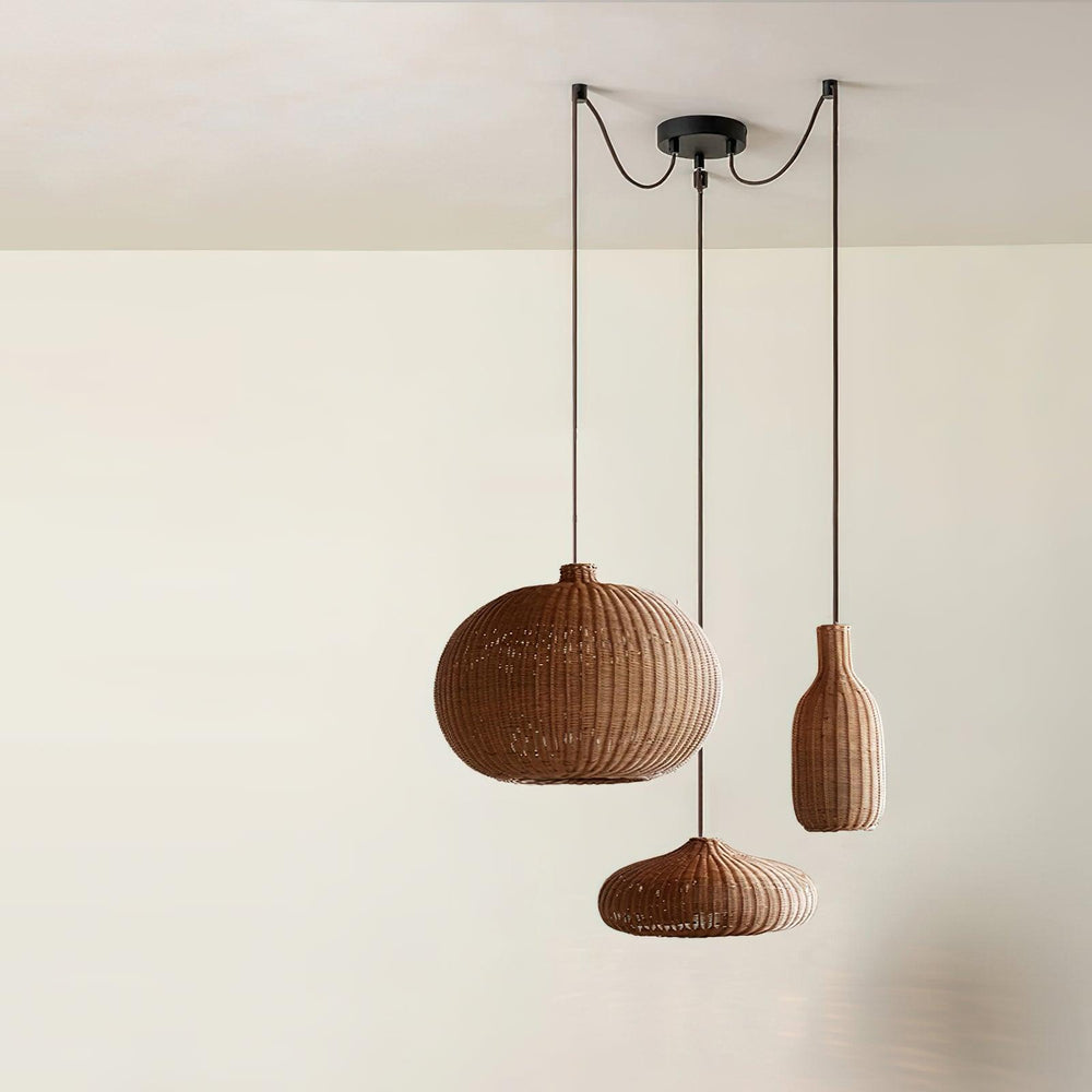 Vintage Rattan Pendant Lamp
