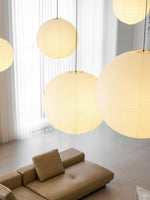 Washi Paper Round Series Pendant Lamp
