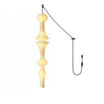 Washi Paper E Pendant Swag Light
