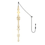 Washi Paper E Pendant Swag Light