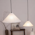 Washi Paper Pyramid Pendant Lamp