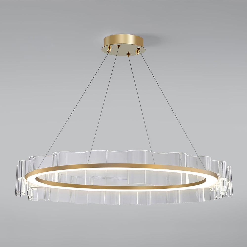 Water Wave Glass Chandelier