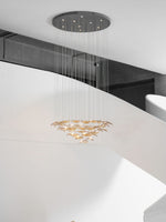 Wave Floating Leaf Chandelier