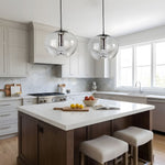 Wave Pendant Light – Modern Curved Glass Ceiling Fixture