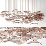 Wave Floating Leaf Chandelier