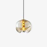 Wave Pendant Light – Modern Curved Glass Ceiling Fixture
