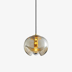 Wave Pendant Light – Modern Curved Glass Ceiling Fixture