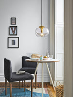 Wave Pendant Light – Modern Curved Glass Ceiling Fixture