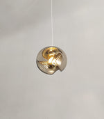 Wave Pendant Light – Modern Curved Glass Ceiling Fixture