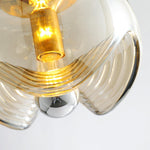 Wave Pendant Light – Modern Curved Glass Ceiling Fixture