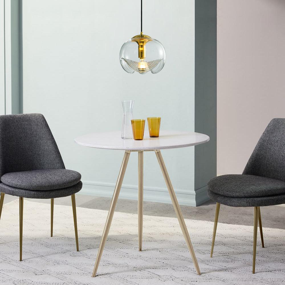 Wave Pendant Light – Modern Curved Glass Ceiling Fixture