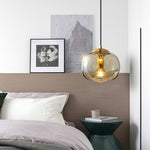 Wave Pendant Light – Modern Curved Glass Ceiling Fixture