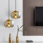 Wave Pendant Light – Modern Curved Glass Ceiling Fixture