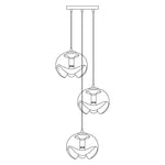 Wave Pendant Light – Modern Curved Glass Ceiling Fixture