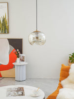 Wave Pendant Light – Modern Curved Glass Ceiling Fixture