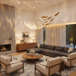 White Feather Art Deco Customize Chandelier