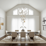White Feather Art Deco Customize Chandelier