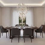 White Feather Art Deco Customize Chandelier