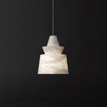 Strata Alabaster Pendant Light