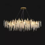 Wisteria Bloom Crystal Chandelier – Gold & Crystal Statement