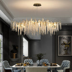 Wisteria Bloom Crystal Chandelier – Gold & Crystal Statement